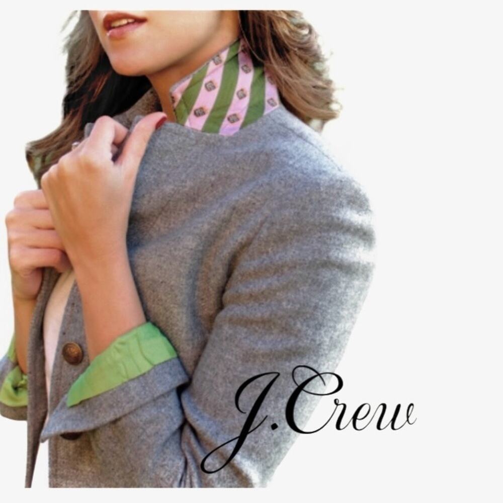 J.CREW Vintage blazer schoolboy accent collar size 6 medium